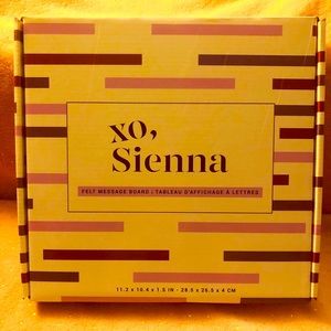 Black felt letter board